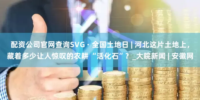 配资公司官网查询SVG · 全国土地日 | 河北这片土地上，藏着多少让人惊叹的农耕 “活化石”？_大皖新闻 | 安徽网